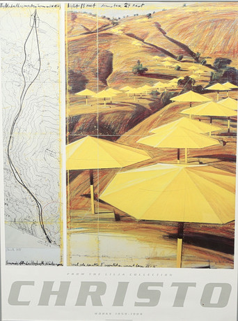 CHRISTO & JEANNE-CLAUDE. offset tryck, poster. på auktion hos Gomér & Andersson Linköping