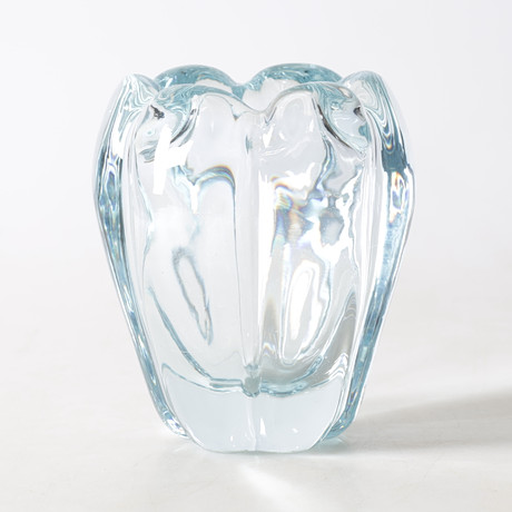 VICKE LINDSTRAND. Vas, glas, "Stella Polaris", Orrefors. på auktion hos Gomér & Andersson Nyköping