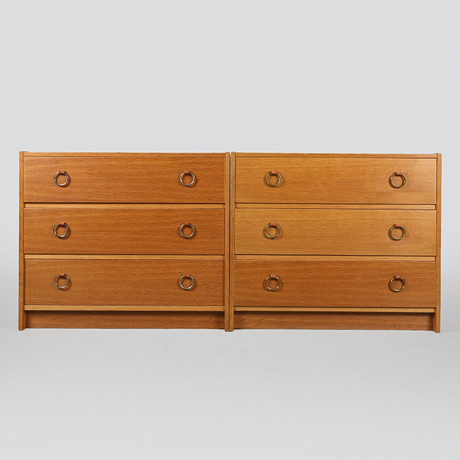 Eine IKEA-Truhe aus Eichenholz von Kommode, 1960er Jahre. Möbel - Kommoden