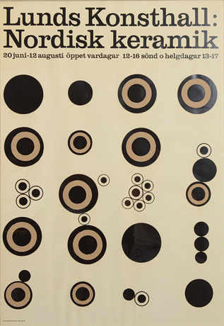 UTSTÄLLNINGSAFFISCH, "Lunds Konsthall: Nor…