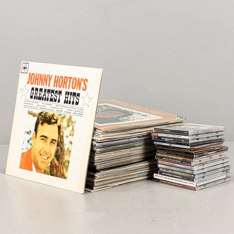 VINYLSKIVOR 50 stycken, mestadels Country.