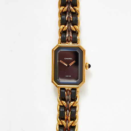 CHANEL. "Première", armbandsur, gulddoublé…