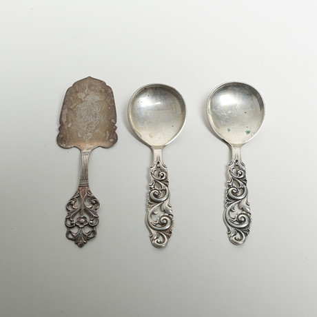 BESTICK, 3 delar, silver.