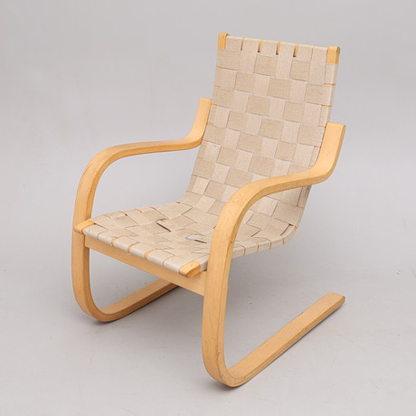 ALVAR AALTO. FÅTÖLJ, MODELL 406, ARTEK, FI…