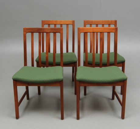 STOLAR, 4 st, märkta JOC Möbler 1965.