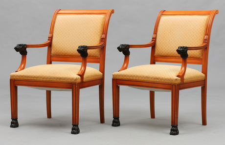 KARMSTOLAR, 1 par, 1900-tal.