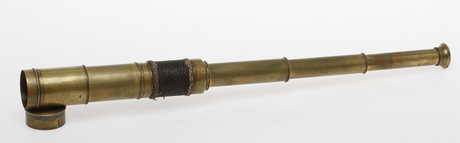TUBKIKARE, mässing och läder, 1800-talets slut.