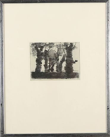 GUNNAR NORRMAN. Charcoal drawing, Signed and dated 1982. Art - Drawings ...