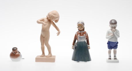 FIGURINER, 4 st, Danmark, bl.a. Dahl Jensen.