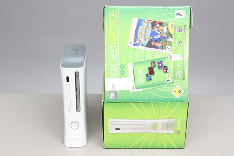 SPELKONSOL, X-BOX 360 med 25 st spel.