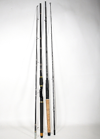 FISHING ROD, 2 pcs ABU, Diplomat 662 zoom and Striper 132S