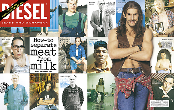 DIESEL 1991-2001. Photo reproduction from the exhibition 