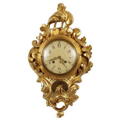 VÄGGPENDYL, 1900-tal, rokokostil.