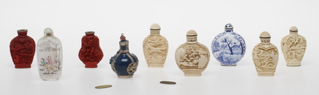 SNUSFLASKOR, 9 st, Kina.