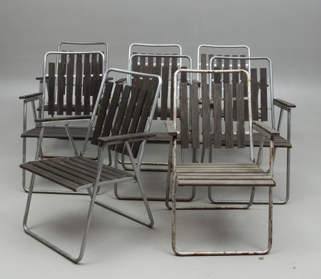 TRDÄGÅRDSSTOLAR, 8 st, 1900-tal.