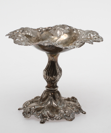 SKÅL, på fot, silver, nyrokoko, 1882.