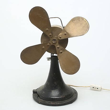 TABLE FAN, metal, first half of the 20th century. Miscellaneous ...