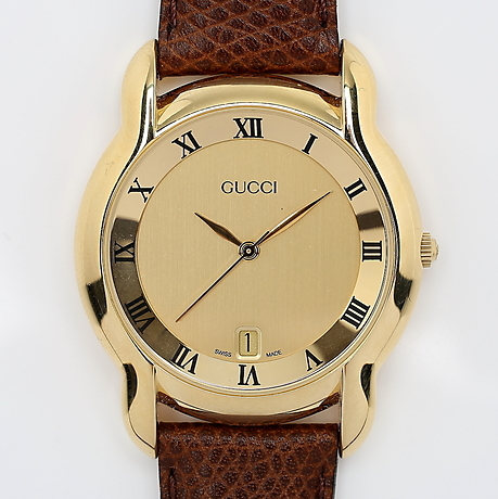 5100M デイト ゴールド文字盤 腕時計 グッチ QZ メンズ腕時計 GUCCI