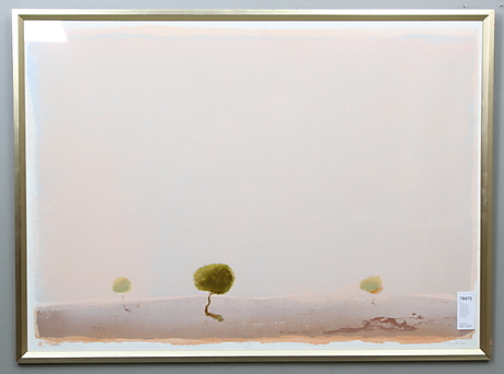 MAC HAMILTON. Composition. Color lithograph. Signed and dated 1980 ...