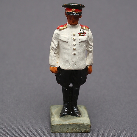 Soldat Composition DURSO - Le Maréchal Zhukov - Type Elastolin / Lineol - Occasion