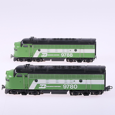Locomotive Märklin 3181 - Diesel Burlington F7 - H0 - AC (occasion)