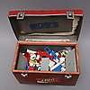 LEGO, i väska, 1900 talets mitt. Toys Auctionet LEGO, i väska, 1900 talets mitt. Toys Auctionet