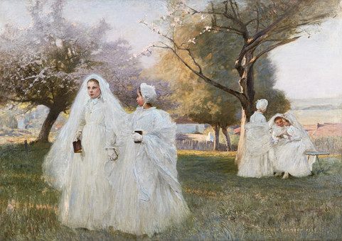 HUGO SALMSON (1843-1894). Vårens blommor.