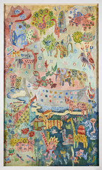 KAISA MELANTON. "Noaks ark", olja på papper, 1940.