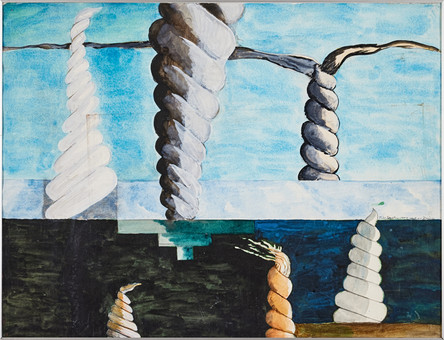 KAISA MELANTON. "Repsnurror", gouache på papper, 1983.