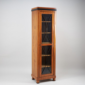 BOKSKÅP, mahogny. 1800-talets slut.