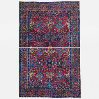 ORIENTMATTA, Yazd, antik, signerad Betlon, 672 x 427 cm...