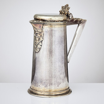 KANNA, silver, Stockholm 1700. Karolinsk.