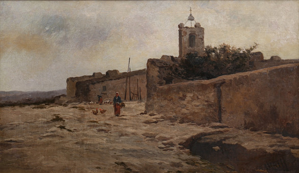 ATTRIBUTED TO MODEST URGELL. Landscape.