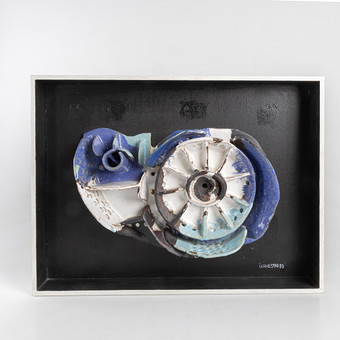 ALF JARNESTAD (1923-2008). Relief, "Grottekvarn" stengo...