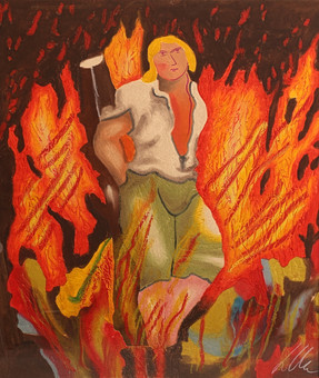 SANDRO CHIA. Carborundum etsning, signerad och numrerad 38/50.