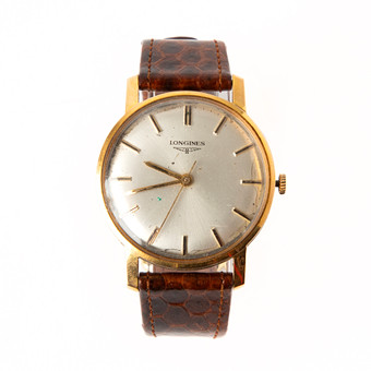 LONGINES, armbandsur, guld och stål, 1960-tal.