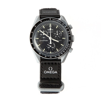 OMEGA X SWATCH, armbandsur, Mission to the moon, biocer...