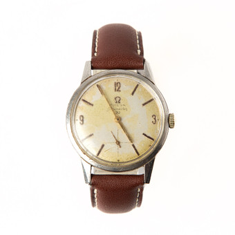 OMEGA, armbandsur, Seamaster 30, stål, 1950-tal.
