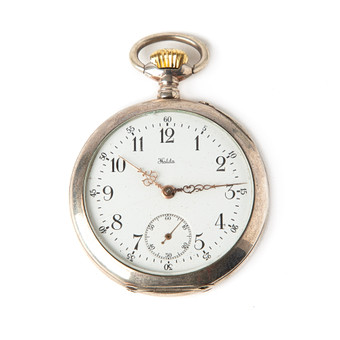 HALDA, fickur, silver, 1909.