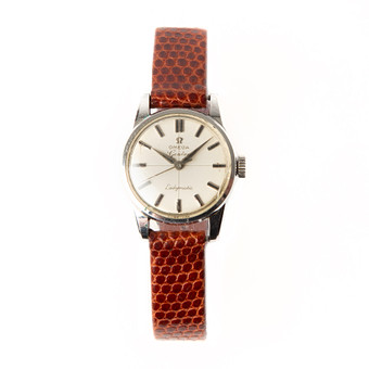 OMEGA, armbandsur, Genève Ladymatic, stål, 1900-talets ...