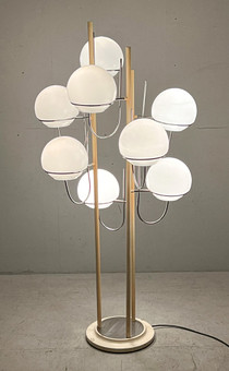 GINO SARFATTI. Zugeschrieben. Mid Century Stehleuchte/S...