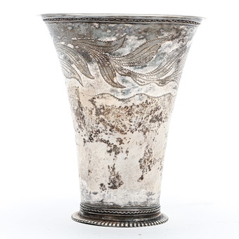 LARS CASTMAN (VERKSAM 1739-1784). BÄGARE, silver, Vimme...