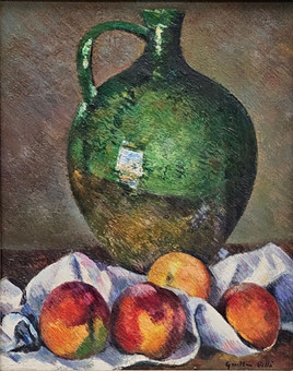 GUILLEM VILLA BASSOLS (1917-2005). "GERRO I PRÉSSECS" BARCELONA, 1979. ÓLEO SOBRE LIENZO.