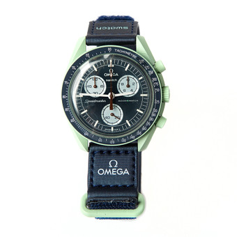 OMEGA X SWATCH, armbandsur, Mission on earth, biocerami...