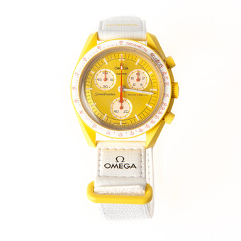OMEGA X SWATCH, armbandsur, Mission to the sun, biocera...