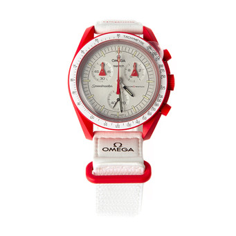 OMEGA X SWATCH, armbandsur, Mission to mars, bioceramic...