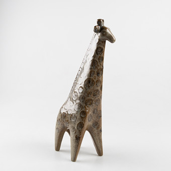 LISA LARSON. Figurin, "Giraff", ur serien Stora Zoo, Gu...