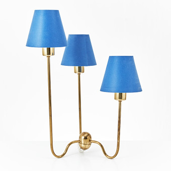 JOSEF FRANK. Bordslampa, Firma Svenskt Tenn, mässing, m...