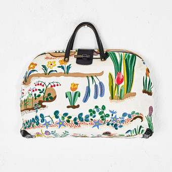 FIRMA SVENSKT TENN, weekendbag, i Josef Franks mönster ...