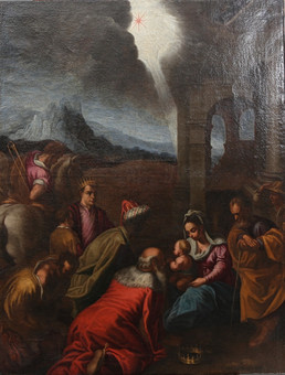 JACOPO BASSANO. Su círculo. Adoració...